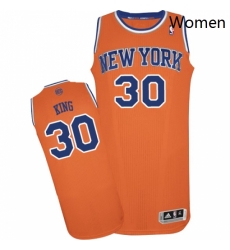 Womens Adidas New York Knicks 30 Bernard King Authentic Orange Alternate NBA Jersey Womens Adidas New York Knicks 30 Bernard King Authentic Orange Alternate NBA Jersey