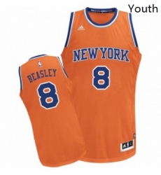Youth Adidas New York Knicks 8 Michael Beasley Swingman Orange Alternate NBA Jersey Youth Adidas New York Knicks 8 Michael Beasley Swingman Orange Alternate NBA Jersey
