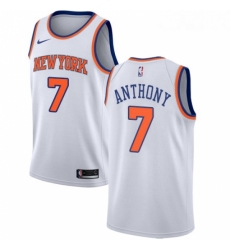 Youth Nike New York Knicks 7 Carmelo Anthony Swingman White NBA Jersey Association Edition Youth Nike New York Knicks 7 Carmelo Anthony Swingman White NBA Jersey Association Edition