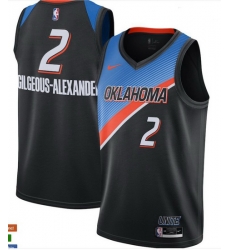 Nba Oklahoma City Thunder Shai Gilgeous-alexander 2 Nike City Edition Swingman Jersey Nba Oklahoma City Thunder Shai Gilgeous-alexander 2 Nike City Edition Swingman Jersey