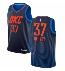 Youth Nike Oklahoma City Thunder 37 Kevin Hervey Swingman Navy Blue NBA Jersey Statement Edition Youth Nike Oklahoma City Thunder 37 Kevin Hervey Swingman Navy Blue NBA Jersey Statement Edition