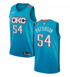 Youth Nike Oklahoma City Thunder 54 Patrick Patterson Swingman Turquoise NBA Jersey City Edition Youth Nike Oklahoma City Thunder 54 Patrick Patterson Swingman Turquoise NBA Jersey City Edition