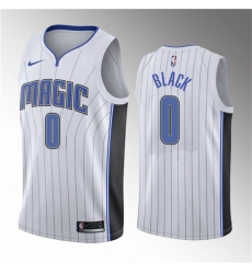 Men Orlando Magic 0 Anthony Black White 2023 Draft Association Edition Stitched Basketball Jersey Men Orlando Magic 0 Anthony Black White 2023 Draft Association Edition Stitched Basketball Jersey