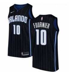 Mens Nike Orlando Magic 10 Evan Fournier Authentic Black Alternate NBA Jersey Statement Edition Mens Nike Orlando Magic 10 Evan Fournier Authentic Black Alternate NBA Jersey Statement Edition