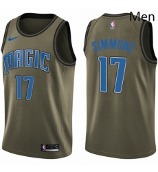 Mens Nike Orlando Magic 17 Jonathon Simmons Swingman Green Salute to Service NBA Jersey Mens Nike Orlando Magic 17 Jonathon Simmons Swingman Green Salute to Service NBA Jersey