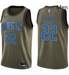 Mens Nike Orlando Magic 22 Jerian Grant Swingman Green Salute to Service NBA Jersey Mens Nike Orlando Magic 22 Jerian Grant Swingman Green Salute to Service NBA Jersey