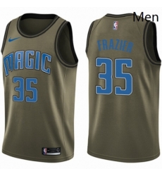 Mens Nike Orlando Magic 35 Melvin Frazier Swingman Green Salute to Service NBA Jersey Mens Nike Orlando Magic 35 Melvin Frazier Swingman Green Salute to Service NBA Jersey