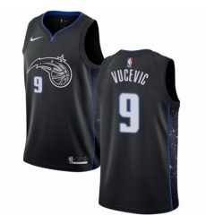 Mens Nike Orlando Magic 9 Nikola Vucevic Swingman Black NBA Jersey City Edition Mens Nike Orlando Magic 9 Nikola Vucevic Swingman Black NBA Jersey City Edition