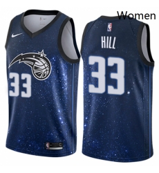 Womens Nike Orlando Magic 33 Grant Hill Swingman Blue NBA Jersey City Edition Womens Nike Orlando Magic 33 Grant Hill Swingman Blue NBA Jersey City Edition