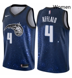Womens Nike Orlando Magic 4 Arron Afflalo Swingman Blue NBA Jersey City Edition Womens Nike Orlando Magic 4 Arron Afflalo Swingman Blue NBA Jersey City Edition