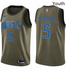 Youth Nike Orlando Magic 5 Marreese Speights Swingman Green Salute to Service NBA Jersey Youth Nike Orlando Magic 5 Marreese Speights Swingman Green Salute to Service NBA Jersey
