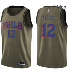 76ers #12 Tobias Harris Green Basketball Swingman Salute to Service Jersey 76ers #12 Tobias Harris Green Basketball Swingman Salute to Service Jersey