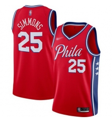 76ers 25 Ben Simmons Red Basketball Swingman Statement Edition 2019 2020 Jersey 76ers 25 Ben Simmons Red Basketball Swingman Statement Edition 2019 2020 Jersey