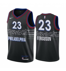 Men Nike Philadelphia 76ers 23 Terrance Ferguson Black NBA Swingman 2020 21 City Edition Jersey Men Nike Philadelphia 76ers 23 Terrance Ferguson Black NBA Swingman 2020 21 City Edition Jersey