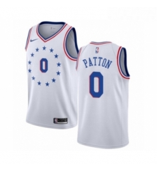 Mens Nike Philadelphia 76ers 0 Justin Patton White Swingman Jersey Earned Edition Mens Nike Philadelphia 76ers 0 Justin Patton White Swingman Jersey Earned Edition