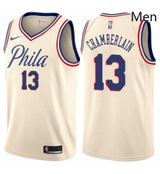 Mens Nike Philadelphia 76ers 13 Wilt Chamberlain Authentic Cream NBA Jersey City Edition Mens Nike Philadelphia 76ers 13 Wilt Chamberlain Authentic Cream NBA Jersey City Edition