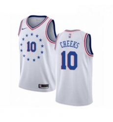 Youth Nike Philadelphia 76ers 10 Maurice Cheeks White Swingman Jersey Earned Edition Youth Nike Philadelphia 76ers 10 Maurice Cheeks White Swingman Jersey Earned Edition