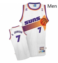 Mens Adidas Phoenix Suns 7 Kevin Johnson Swingman White Throwback NBA Jersey Mens Adidas Phoenix Suns 7 Kevin Johnson Swingman White Throwback NBA Jersey