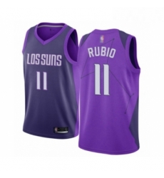 Mens Phoenix Suns 11 Ricky Rubio Authentic Purple Basketball Jersey City Edition Mens Phoenix Suns 11 Ricky Rubio Authentic Purple Basketball Jersey City Edition