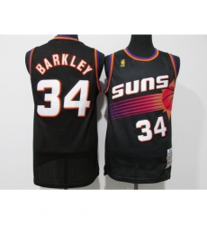 Men's Phoenix Suns #34 Charles Barkley Swingman Black NBA Jersey Men's Phoenix Suns #34 Charles Barkley Swingman Black NBA Jersey