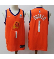 Suns 1 Devin Booker Orange Basketball Swingman Edition 2019 2020 Jersey Suns 1 Devin Booker Orange Basketball Swingman Edition 2019 2020 Jersey