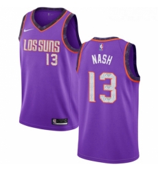 Womens Nike Phoenix Suns 13 Steve Nash Swingman Purple NBA Jersey 2018 19 City Edition Womens Nike Phoenix Suns 13 Steve Nash Swingman Purple NBA Jersey 2018 19 City Edition