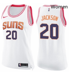Womens Nike Phoenix Suns 20 Josh Jackson Swingman WhitePink Fashion NBA Jersey Womens Nike Phoenix Suns 20 Josh Jackson Swingman WhitePink Fashion NBA Jersey