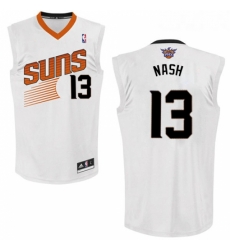 Youth Adidas Phoenix Suns 13 Steve Nash Swingman White Home NBA Jersey Youth Adidas Phoenix Suns 13 Steve Nash Swingman White Home NBA Jersey