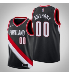 Men Nike Portland Trail Blazers 00 Carmelo Anthony Association Black Swinman Jersey Men Nike Portland Trail Blazers 00 Carmelo Anthony Association Black Swinman Jersey