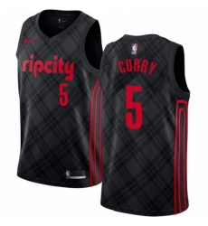 Mens Nike Portland Trail Blazers 5 Seth Curry Swingman Black NBA Jersey City Edition Mens Nike Portland Trail Blazers 5 Seth Curry Swingman Black NBA Jersey City Edition