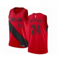 Youth Portland Trail Blazers 24 Kent Bazemore Swingman Red Basketball Jersey Statement Edition Youth Portland Trail Blazers 24 Kent Bazemore Swingman Red Basketball Jersey Statement Edition