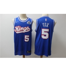 Kings 5 De Aaron Fox Blue Nike Swingman Jersey Kings 5 De Aaron Fox Blue Nike Swingman Jersey