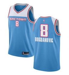 Kings 8 Bogdan Bogdanovic Blue Basketball Swingman City Edition 2018 19 Jersey Kings 8 Bogdan Bogdanovic Blue Basketball Swingman City Edition 2018 19 Jersey