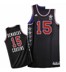 Mens Adidas Sacramento Kings 15 DeMarcus Cousins Swingman Black 2015 All Star NBA Jersey Mens Adidas Sacramento Kings 15 DeMarcus Cousins Swingman Black 2015 All Star NBA Jersey
