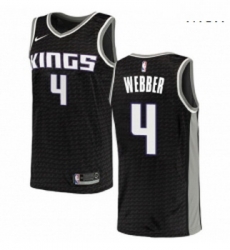 Mens Nike Sacramento Kings 4 Chris Webber Swingman Black NBA Jersey Statement Edition Mens Nike Sacramento Kings 4 Chris Webber Swingman Black NBA Jersey Statement Edition