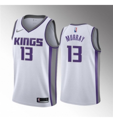 Mens Sacramento Kings #13 Keegan Murray White Association Edition Stitched NBA Jersey Mens Sacramento Kings #13 Keegan Murray White Association Edition Stitched NBA Jersey