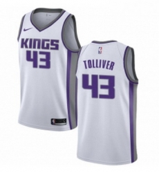 Womens Nike Sacramento Kings 43 Anthony Tolliver Authentic White NBA Jersey Association Edition Womens Nike Sacramento Kings 43 Anthony Tolliver Authentic White NBA Jersey Association Edition