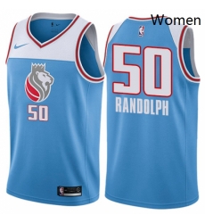 Womens Nike Sacramento Kings 50 Zach Randolph Swingman Blue NBA Jersey City Edition Womens Nike Sacramento Kings 50 Zach Randolph Swingman Blue NBA Jersey City Edition