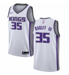 Youth Nike Sacramento Kings 35 Marvin Bagley III Swingman White NBA Jersey Association Edition Youth Nike Sacramento Kings 35 Marvin Bagley III Swingman White NBA Jersey Association Edition