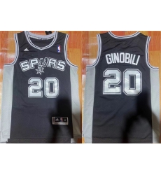 Men San Antonio Spurs 20 Manu Ginobili Black Stitched Basketball Jersey Men San Antonio Spurs 20 Manu Ginobili Black Stitched Basketball Jersey