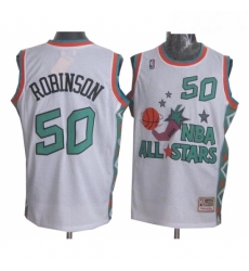 Mens Mitchell and Ness San Antonio Spurs 50 David Robinson Swingman White 1996 All Star Throwback NBA Jersey Mens Mitchell and Ness San Antonio Spurs 50 David Robinson Swingman White 1996 All Star Throwback NBA Jersey