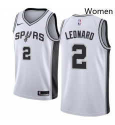 Womens Nike San Antonio Spurs 2 Kawhi Leonard Swingman White Home NBA Jersey Association Edition Womens Nike San Antonio Spurs 2 Kawhi Leonard Swingman White Home NBA Jersey Association Edition