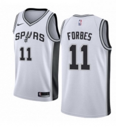 Youth Nike San Antonio Spurs 11 Bryn Forbes Swingman White NBA Jersey Association Edition Youth Nike San Antonio Spurs 11 Bryn Forbes Swingman White NBA Jersey Association Edition