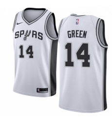 Youth Nike San Antonio Spurs 14 Danny Green Authentic White Home NBA Jersey Association Edition Youth Nike San Antonio Spurs 14 Danny Green Authentic White Home NBA Jersey Association Edition