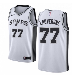 Youth Nike San Antonio Spurs 77 Joffrey Lauvergne Authentic White Home NBA Jersey Association Edition Youth Nike San Antonio Spurs 77 Joffrey Lauvergne Authentic White Home NBA Jersey Association Edition