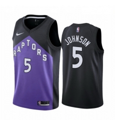 Men Toronto Raptors 5 Stanley Johnson Purple NBA Swingman 2020 21 Earned Edition Jersey Men Toronto Raptors 5 Stanley Johnson Purple NBA Swingman 2020 21 Earned Edition Jersey