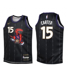 Men Toronto Raptors Vince Carter #15 Black City Swingman Stitched Jersey Men Toronto Raptors Vince Carter #15 Black City Swingman Stitched Jersey