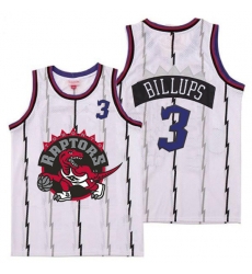 Raptors 3 Chauncey Billups White Big Gray Red Logo Retro Jersey 9 Raptors 3 Chauncey Billups White Big Gray Red Logo Retro Jersey 9