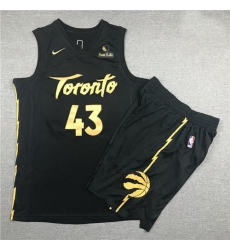 Raptors 43 Pascal Siakam Black City Edition Nike Swingman Jersey 28With Shorts 29 Raptors 43 Pascal Siakam Black City Edition Nike Swingman Jersey 28With Shorts 29
