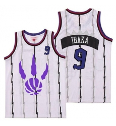 Raptors 9 Serge Ibaka White Logo Retro Jersey Raptors 9 Serge Ibaka White Logo Retro Jersey